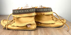 side view of Laurentian Chief Leather Moccasins Made in Canada Leather Moccasins 