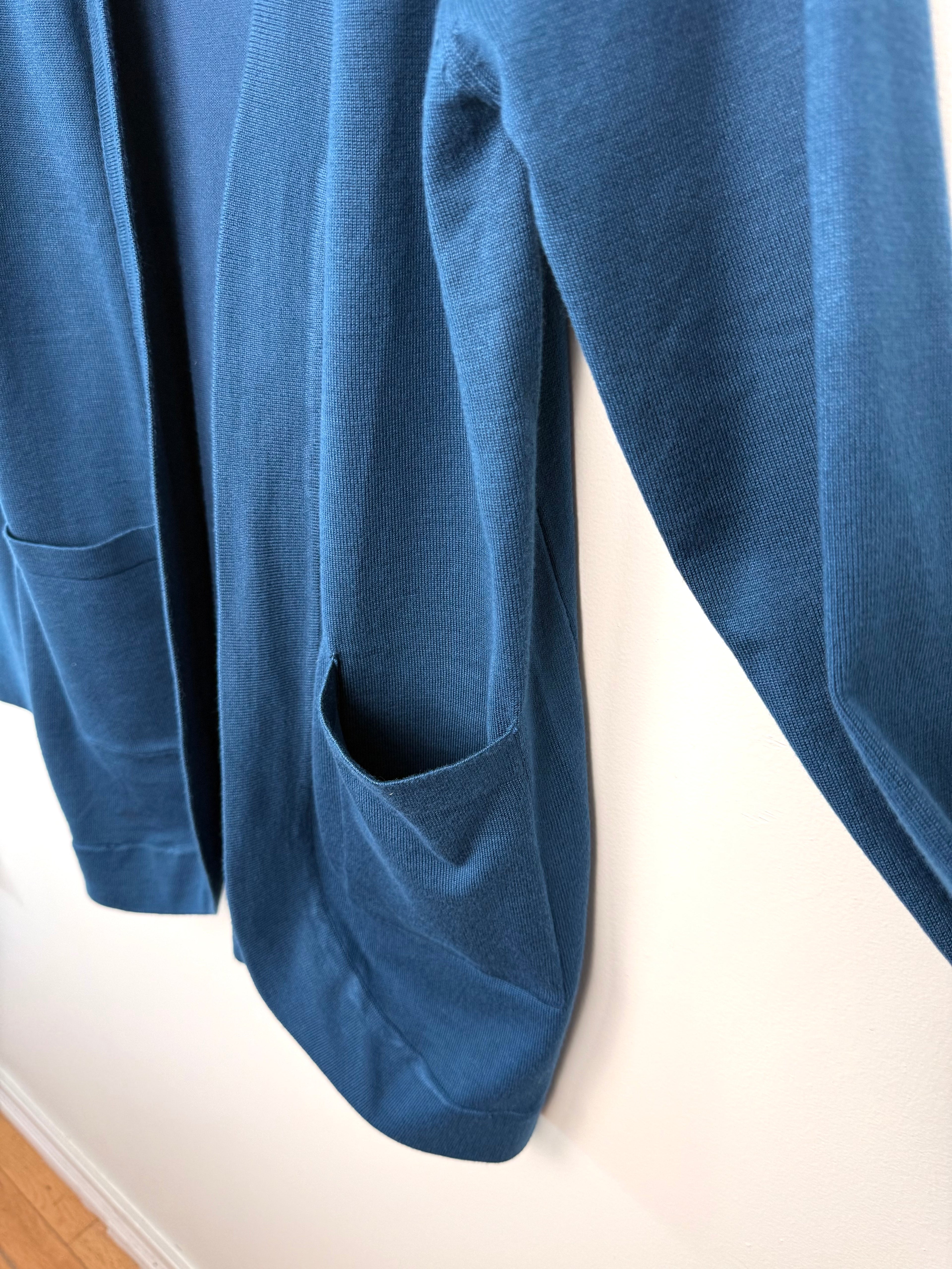 sleeve and pocket detail on NWT Urban Coco Teal Cardigan/Jacket | Size L