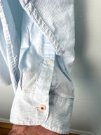 sleeve detail on 100% Cotton Tommy Hilfiger Classic Button Front Shirt | Size M