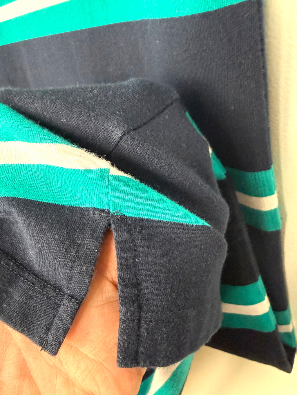 slit at hem of Tommy Hilfiger Cap Sleeve Shift Dress at Blue Sparrow Shop