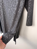 slit hem on Made in Canada Sympli Asymmetrical 3/4 Sleeve Top | Size 14