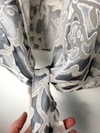 tie waist on Cropped Chiffon Bolero Jacket 