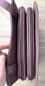 top view of Matt & Nat Vegan Leather Crossbody Bag at Blue Sparrow Shop