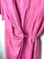 waist detail on 100% Linen Wrap Dress by & Other Stories Stockholm Atelier | Size S at Blue Sparrow Shop