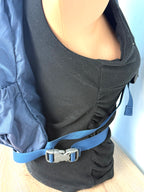 waist straps on MEC Daypack Backpack 16L Lightweight Hiking Travel Blue